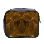 Fractal Design Background Pattern Mini Toiletries Bag (Two Sides) Back