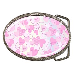 Valentine Background Hearts Bokeh Belt Buckles