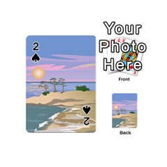 Vacation Island Sunset Sunrise Playing Cards 54 Designs (mini)