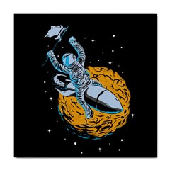 Astronaut Planet Space Science Tile Coaster by Wegoenart