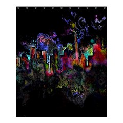 Grunge Paint Splatter Splash Ink Shower Curtain 60  X 72  (medium)  by Wegoenart