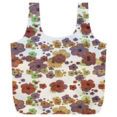 Multicolored Floral Collage Print Full Print Recycle Bag (xxl) by dflcprintsclothing