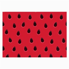 Seamless Watermelon Surface Texture Large Glasses Cloth (2 Sides) by Nexatart