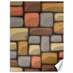 Colorful Brick Wall Texture Canvas 36  X 48  by Nexatart