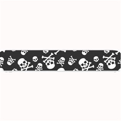 Skull Crossbones Seamless Pattern Holiday Halloween Wallpaper Wrapping Packing Backdrop Small Bar Mats