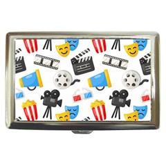 Cinema Icons Pattern Seamless Signs Symbols Collection Icon Cigarette Money Case