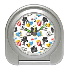 Cinema Icons Pattern Seamless Signs Symbols Collection Icon Travel Alarm Clock