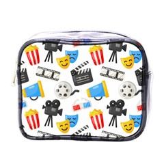 Cinema Icons Pattern Seamless Signs Symbols Collection Icon Mini Toiletries Bag (one Side) by Nexatart