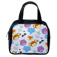 Animal Faces Collection Classic Handbag (one Side) by Nexatart