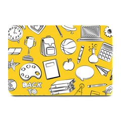 Pattern With Basketball Apple Paint Back School Illustration Plate Mats by Nexatart