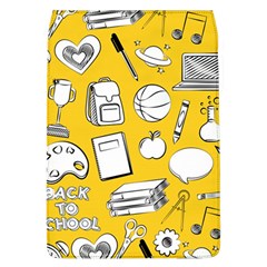 Pattern With Basketball Apple Paint Back School Illustration Removable Flap Cover (l) by Nexatart