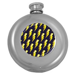 Pop Art Pattern Round Hip Flask (5 oz)