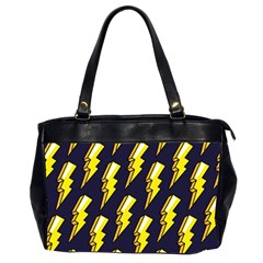 Pop Art Pattern Oversize Office Handbag (2 Sides)