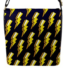 Pop Art Pattern Flap Closure Messenger Bag (S)