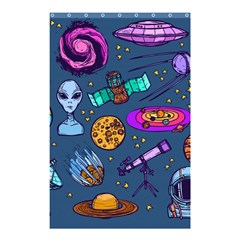 Space Sketch Set Colored Shower Curtain 48  X 72  (small)  by Nexatart