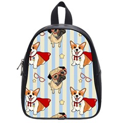 Pattern Dog School Bag (small) by Nexatart