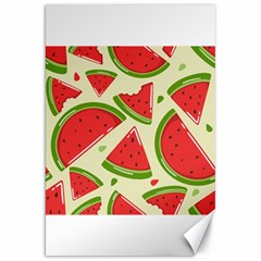 Cute Watermelon Seamless Pattern Canvas 20  X 30  by Nexatart