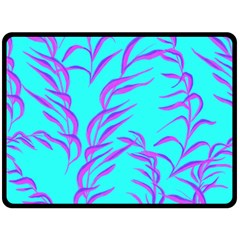 Branches Leaves Colors Summer Double Sided Fleece Blanket (large)  by Nexatart