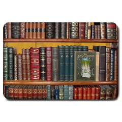 Books Library Bookshelf Bookshop Large Doormat  by Nexatart