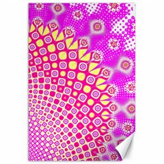 Digital Arts Fractals Futuristic Pink Canvas 20  X 30  by Nexatart