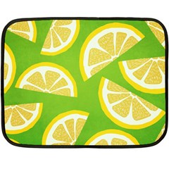 Lemon Fruit Healthy Fruits Food Fleece Blanket (Mini)