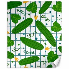 Seamless Pattern With Cucumber Canvas 16  X 20  by Nexatart