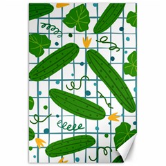 Seamless Pattern With Cucumber Canvas 20  X 30  by Nexatart