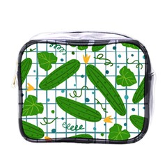 Seamless Pattern With Cucumber Mini Toiletries Bag (one Side)