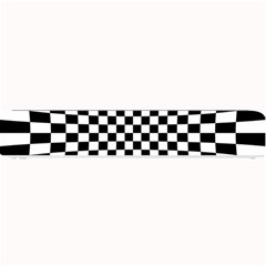 Illusion Checkerboard Black And White Pattern Small Bar Mats