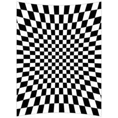 Illusion Checkerboard Black And White Pattern Back Support Cushion