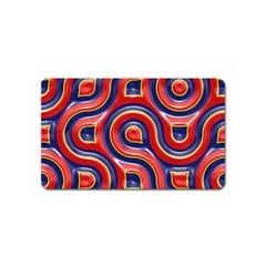 Pattern Curve Design Magnet (Name Card)