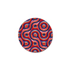 Pattern Curve Design Golf Ball Marker