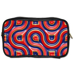 Pattern Curve Design Toiletries Bag (One Side)