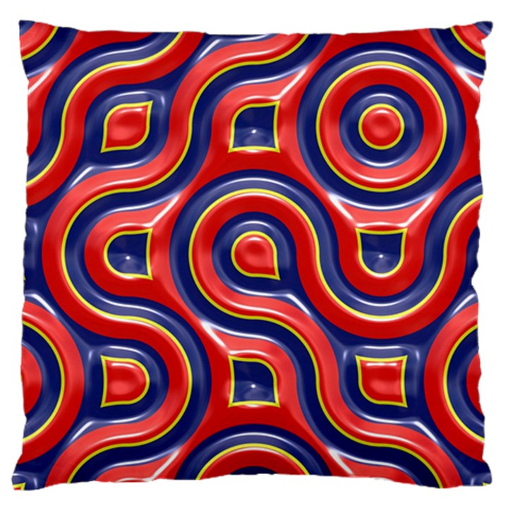 Pattern Curve Design Large Cushion Case (Two Sides)