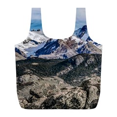 El Chalten Landcape Andes Patagonian Mountains, Agentina Full Print Recycle Bag (l) by dflcprintsclothing