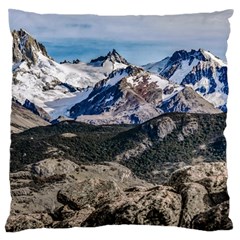 El Chalten Landcape Andes Patagonian Mountains, Agentina Standard Flano Cushion Case (one Side) by dflcprintsclothing