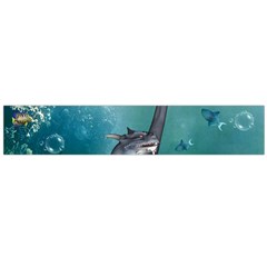 Awesome Seadragon Large Flano Scarf  by FantasyWorld7