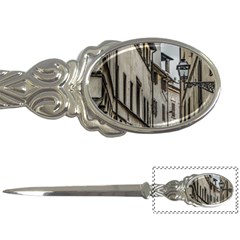 Houses At Historic Center Of Florence, Italy Letter Opener by dflcprintsclothing