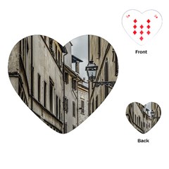 Houses At Historic Center Of Florence, Italy Playing Cards Single Design (heart) by dflcprintsclothing
