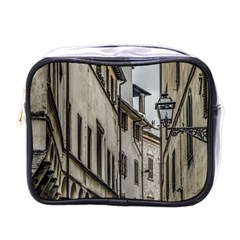 Houses At Historic Center Of Florence, Italy Mini Toiletries Bag (one Side) by dflcprintsclothing