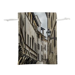 Houses At Historic Center Of Florence, Italy Lightweight Drawstring Pouch (s)