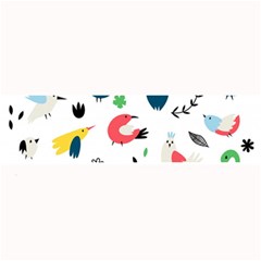 Vector Set Isolates With Cute Birds Scandinavian Style Large Bar Mats by Vaneshart