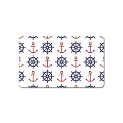 Nautical Seamless Pattern Magnet (name Card) by Vaneshart