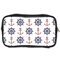 Nautical Seamless Pattern Toiletries Bag (two Sides) by Vaneshart