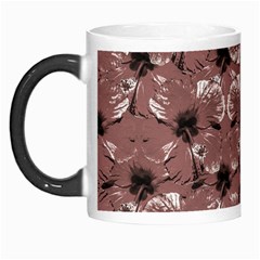 Hibiscus Flowers Collage Pattern Design Morph Mugs by dflcprintsclothing