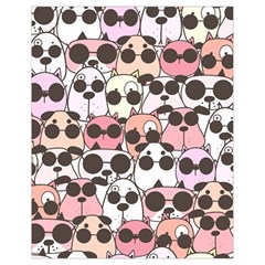 Cute Dog Seamless Pattern Background Drawstring Bag (small) by Vaneshart