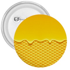 Sweet Honey Drips With Honeycomb 3  Buttons