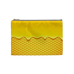 Sweet Honey Drips With Honeycomb Cosmetic Bag (medium)