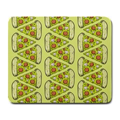 Pizza Fast Food Pattern Seamles Design Background Large Mousepads