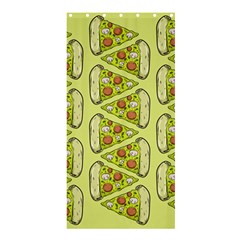 Pizza Fast Food Pattern Seamles Design Background Shower Curtain 36  X 72  (stall) 